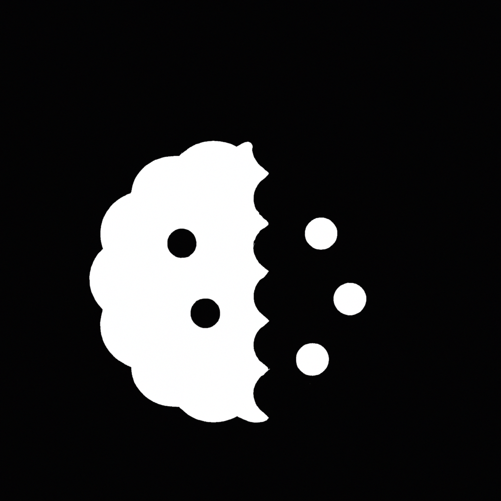 Icône de cookie minimaliste